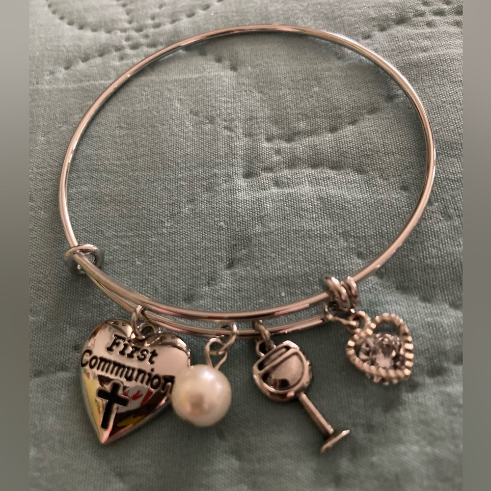 Infinity Collection Silver Charm Bracelet